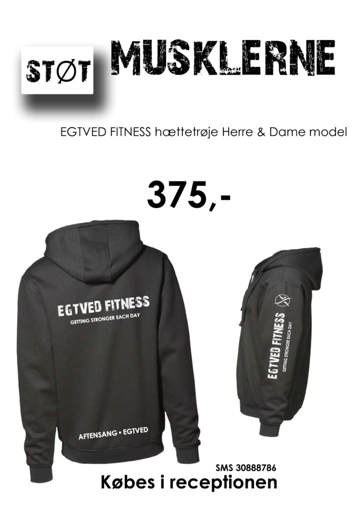 Egtved Fitness Hættetrøje Støt Musklerne